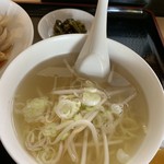 中華菜館 瑞保 - ミニラーメン♪