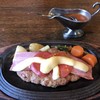 ごちそうさま - 料理写真:ジャンボハンバーグアメリカカン