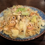 鴨猟理　まりも本店 - 博多皿うどん（1.5玉）