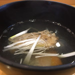 小判寿司 - あら汁