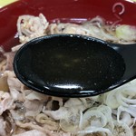 続おそばに - 冷たい肉そばのつゆ