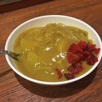 名物 万代そば - ミニカレー。十分な量あり。