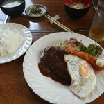 洋食コスギ - Ａセット全体図。