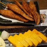 九州名物とめ手羽  西新店 - とめ手羽塩味と卵焼き