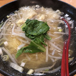 福満苑 - 野菜入りワンタン麺