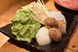 Sakanoue - すきしゃぶのお野菜