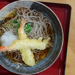 道の駅 一乗谷あさくら水の駅 軽食コーナー  - 海老天おろしそば