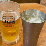 スタミナ苑 - ビールとハイボール