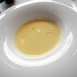 チライ - ランチコース春揄（ハルニレ）3200円税別トウモロコシのスープ