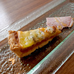 チライ - ランチコース春揄（ハルニレ）3200円税別青チーズのキッシュ