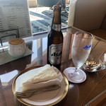 コーヒーハウス アドリア - ビールと、2種の北海道チーズケーキ