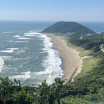 コーヒーハウス アドリア - ラウンジから見える、伊良湖半島(恋路ヶ浜)風景