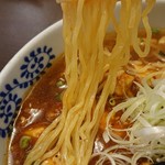 味の時計台 - 中太縮れ麺