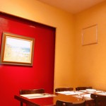 トラットリア・ラ・カパンナ - 奥のテーブル席