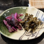 割烹 天ぷら 三太郎 - お漬物