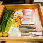 天麩羅 おばた - 本日の食材1