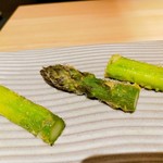 天麩羅 おばた - アスパラ