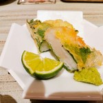 天麩羅 おばた - ホタテ大葉