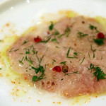 リストランテ ベネチア - 函館産ホッケのカルパッチョ。<2012_02>