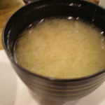 天ぷら新宿つな八 - しじみ味噌汁