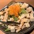 個室居酒屋　鶏十兵衛 - 料理写真:蒸し鶏と豆腐の胡麻サラダ