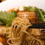麺屋土竜 - ワンタン付生醤油らーめん