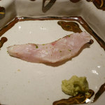 馳走 啐啄一十  - 炙り赤ムツ(5日寝かせ)
      :サエス前田魚店