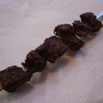 アフガニスタンレストラン バーミアン - ティカカバブ（牛肉の串焼き）