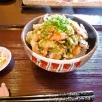 和伊んや - 海老と野菜のかき揚げセット　￥９５０