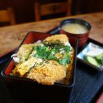 いわい食堂 - ご飯も多め「ロースカツ丼」