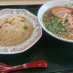 餃子の王将 - ラーメンセット(炒飯)