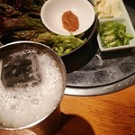 ソナム - 料理写真:ハイボールに巻き巻き野菜