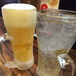 Ra-Men Inariya - ビールとレモンサワー