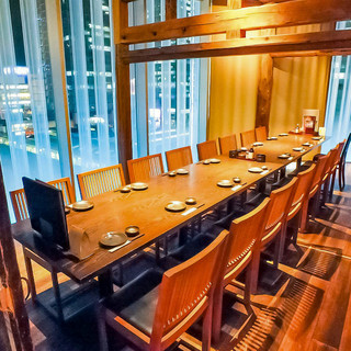 団体様大歓迎！個室席は最大60名様までご利用いただけます。