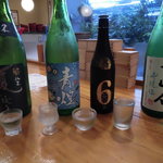 Washoku Akazawa - 日本酒飲み比べ