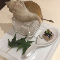 レストランひらまつ 博多 - 北海道産ツブ貝とフランス産フォアグラのテリーヌ