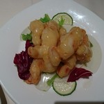 中国菜 湖園 - 大海老のライムソース