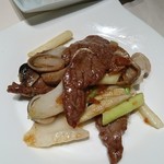 中国菜 湖園 - 国産牛のXO醤炒め