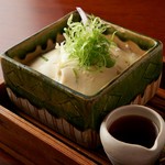 Handmade every day! homemade green onion tofu