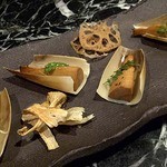 魚貝三昧 げん屋 - 安納芋のポテトサラダ