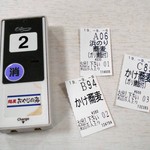 Yoneyama Sa-Bisueria No Borisen Fu-Doko-To - 食券 ＆ 携帯ブザー