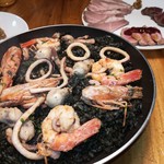 洋惣菜 亀洋 - イカスミのパエリア❤️