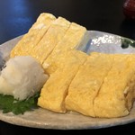 一喜 - だしまき玉子860円です。今回はこれだけ、これだけでも十分素晴らしいんですけどね。