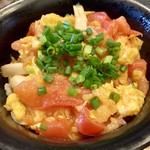 慶真火鍋 - トマト卵丼 880円