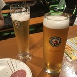 嶋田ハム - 熟成ハムにビールは最高です。