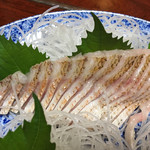 あじ亀 - ノドグロのお造りです