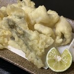 Conger eel tempura