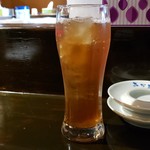 Hidamari - お冷代わりの冷たいお茶です。