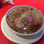 ソラノイロ - 190728ラーメン醤油750円背脂あり