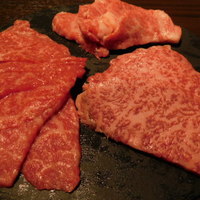 焼肉 じゅん - 小形牧場牛3種盛り（150g）